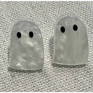 Womens Unbranded Ghost Earrings White